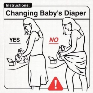 Changing Baby's Diaper